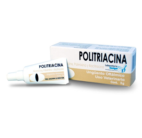 Politriacina 5 g SANTGAR ( ungüento oftálmico )